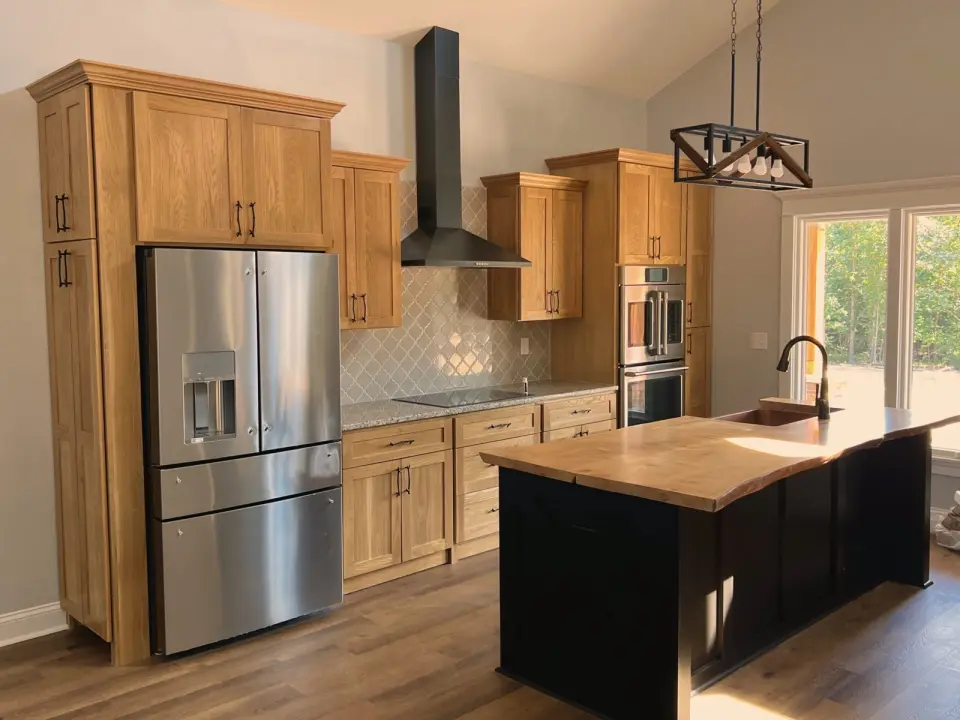 Burlew's Custom Cabinetry kitchen project visual
